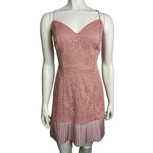 NWT StyleStalker Julia Mini Dress nude